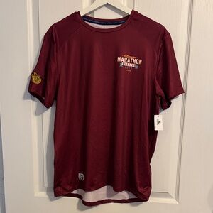 runDisney Marathon Weekend 2025 Short Sleeve Burgundy Tee M NWT